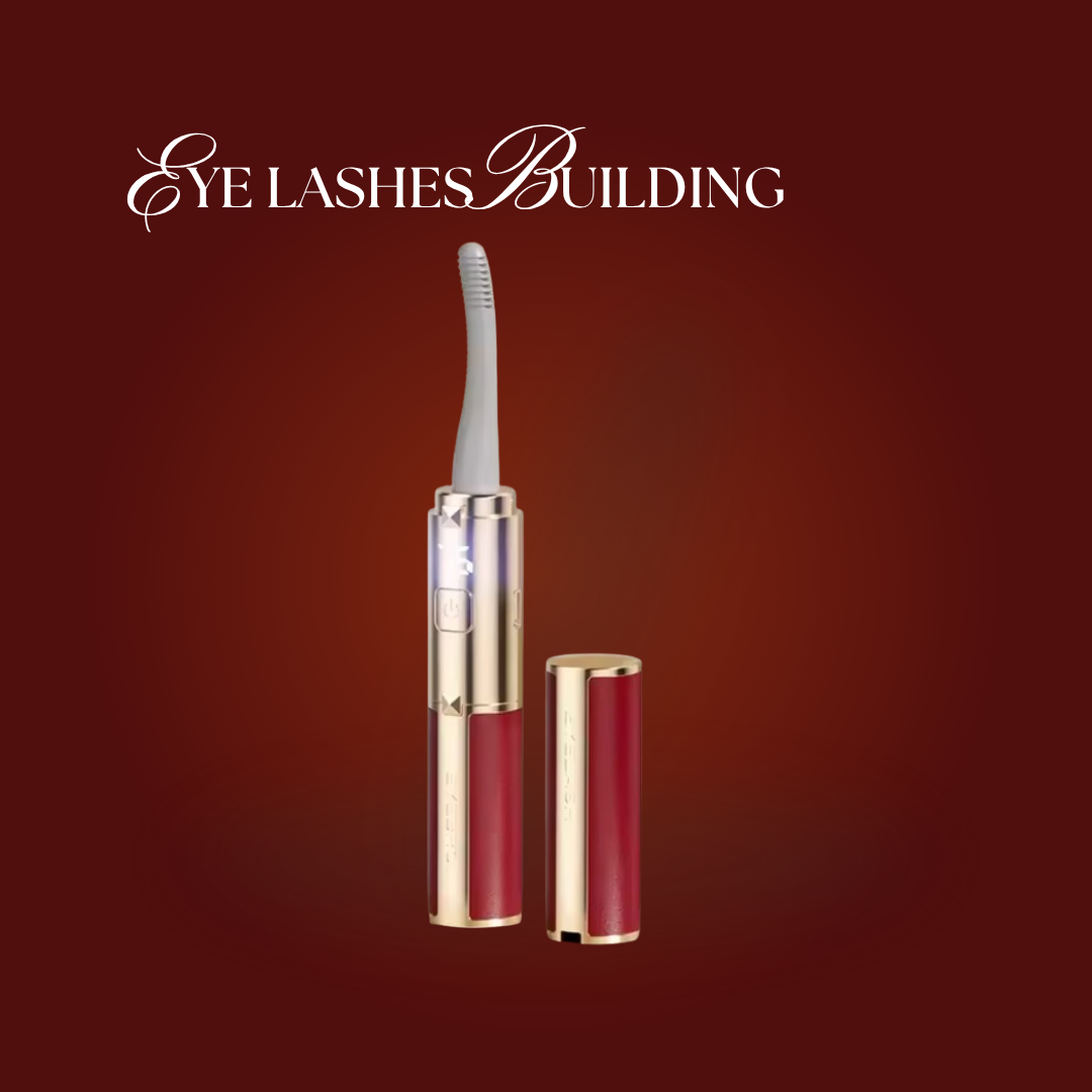 2-in-1 Heated Lash Curler & Brow Shaper – No Pull, No Breakage