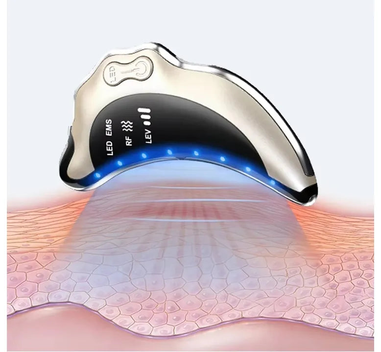 Sculpt & Glow Gua Sha 2.0 – EMS & LED Tech for Lifted Skin