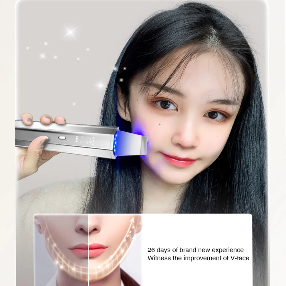 2-in-1 Ultrasonic Face Massager & Skin Scrubber