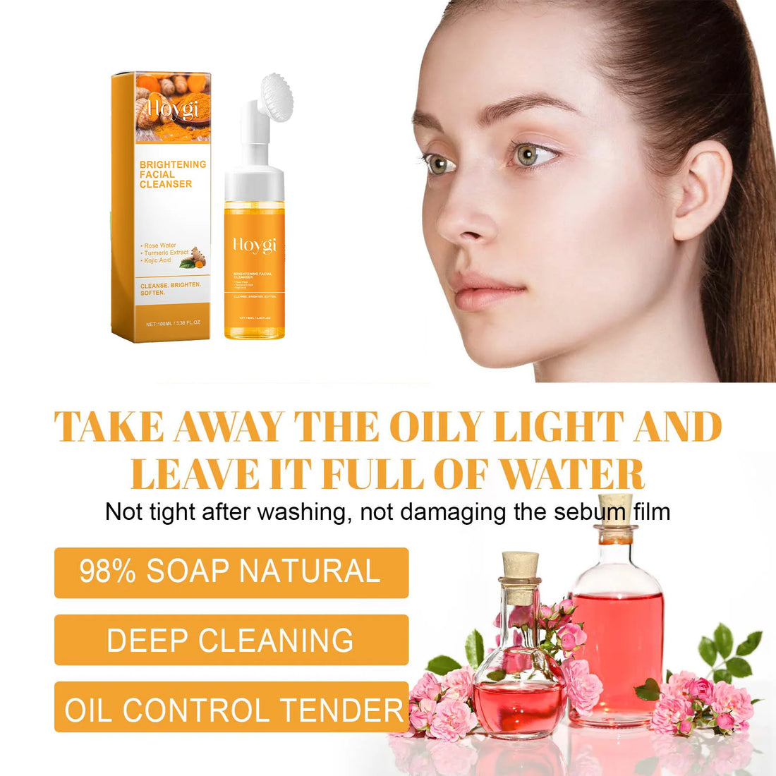 Hoygi Turmeric Cleansing Milk – Deep Cleanse & Brighten Skin