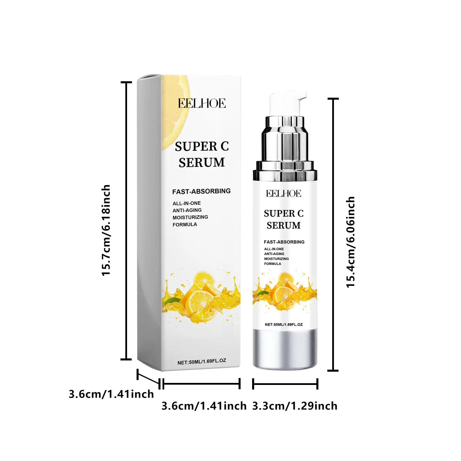 EELHOE Vitamin C Face Serum – Hydrating, Brightening & Firming