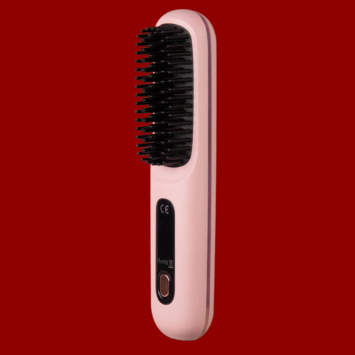 Wireless Portable Hair Straightener – Quick Heated Electric Hot Comb