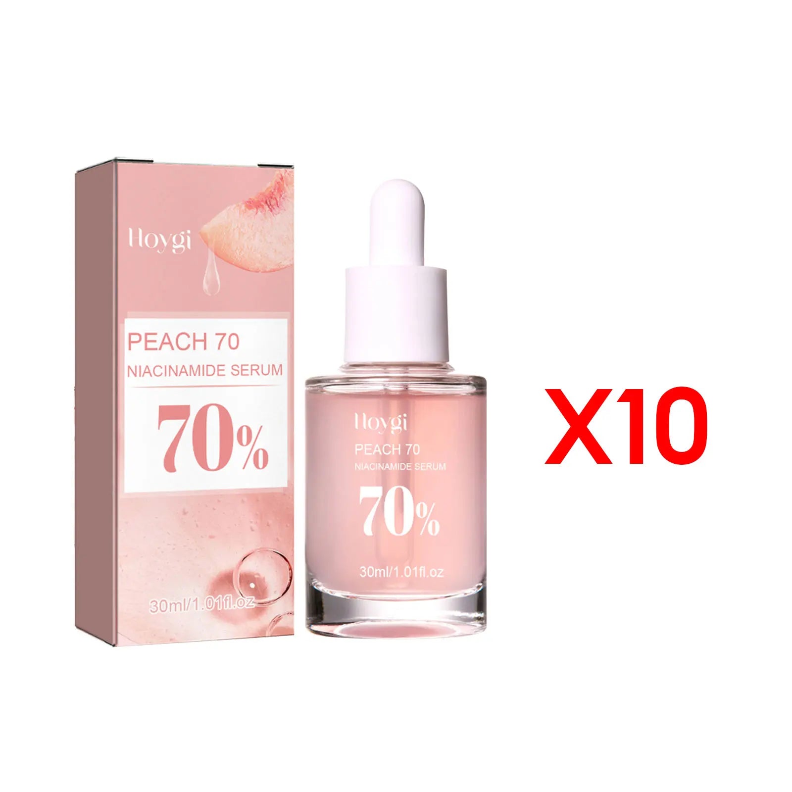 Hoygi Peach 70% Niacinamide Brightening & Hydrating Essence – 30ml