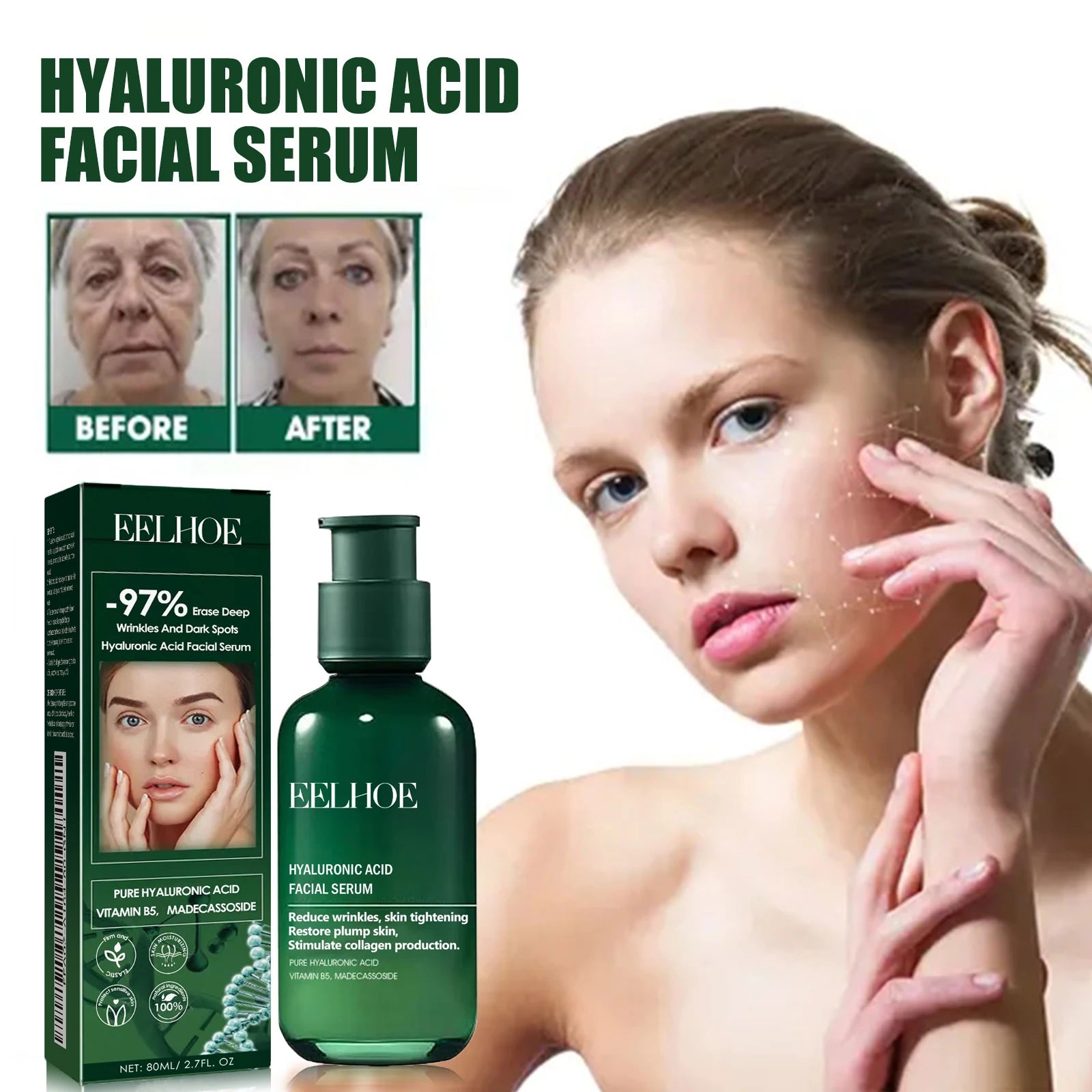 Hyaluronic Acid Facial Essence Lotion – Moisturizing & Anti-Aging