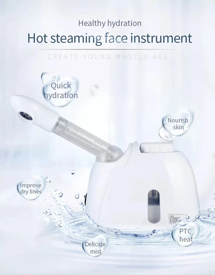 Ozone Facial Steamer – Deep Cleaning Warm Mist Spa