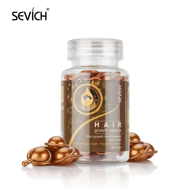 Sevich Hair Vitamin Capsules – Keratin & Moroccan Oil Hair Serum