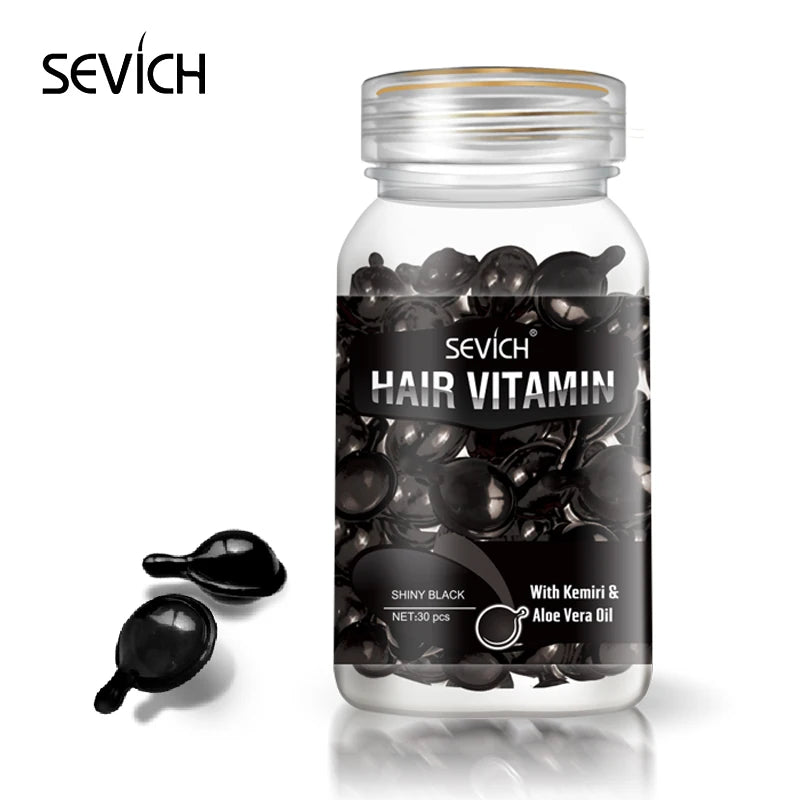 Sevich Hair Vitamin Capsules – Keratin & Moroccan Oil Hair Serum