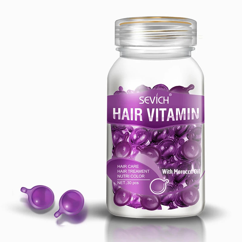 Sevich Hair Vitamin Capsules – Keratin & Moroccan Oil Hair Serum