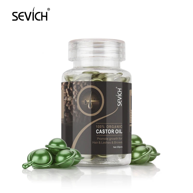 Sevich Hair Vitamin Capsules – Keratin & Moroccan Oil Hair Serum