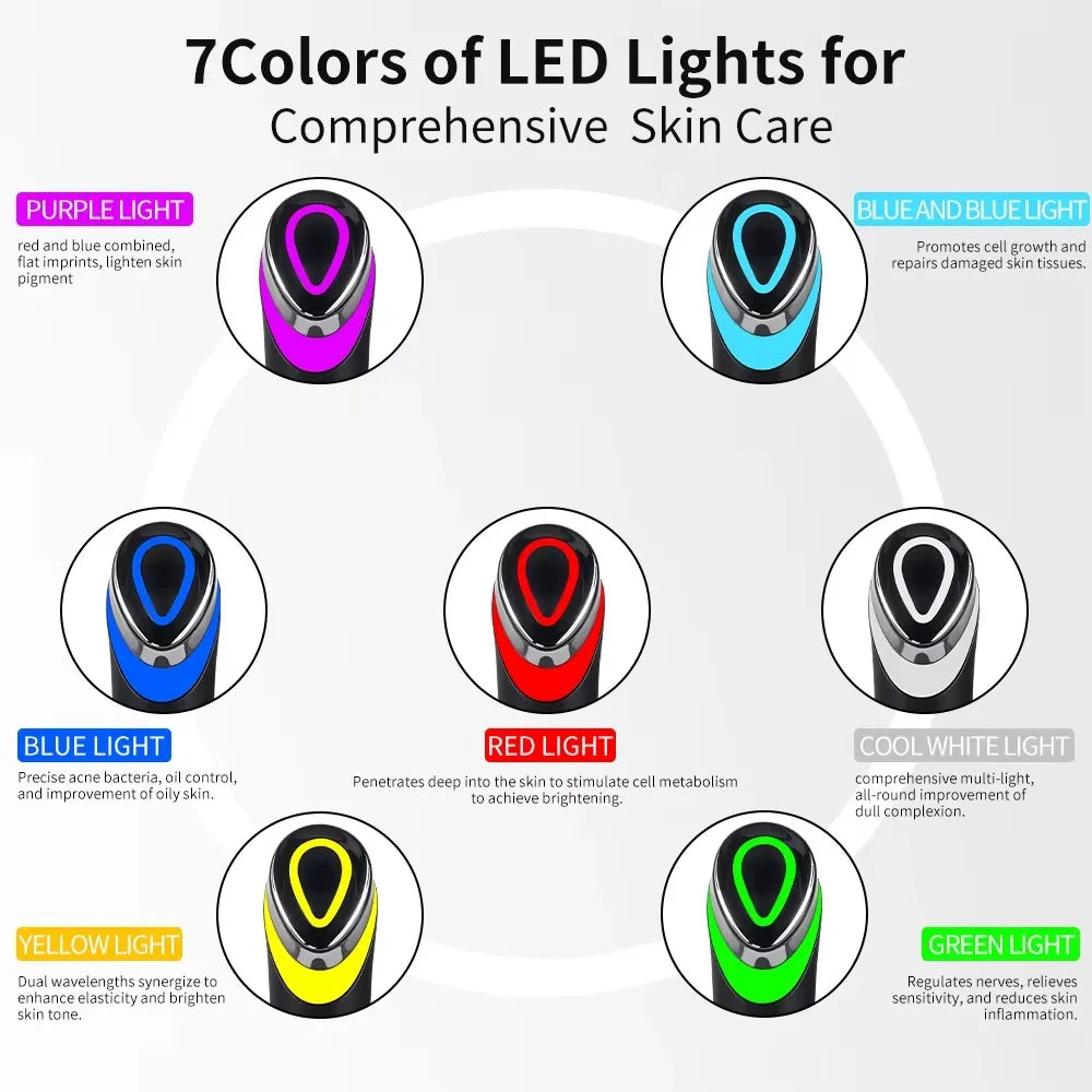 7-Color Age-R Booster Pro – EMS Facial Lift & Anti-Wrinkle Device