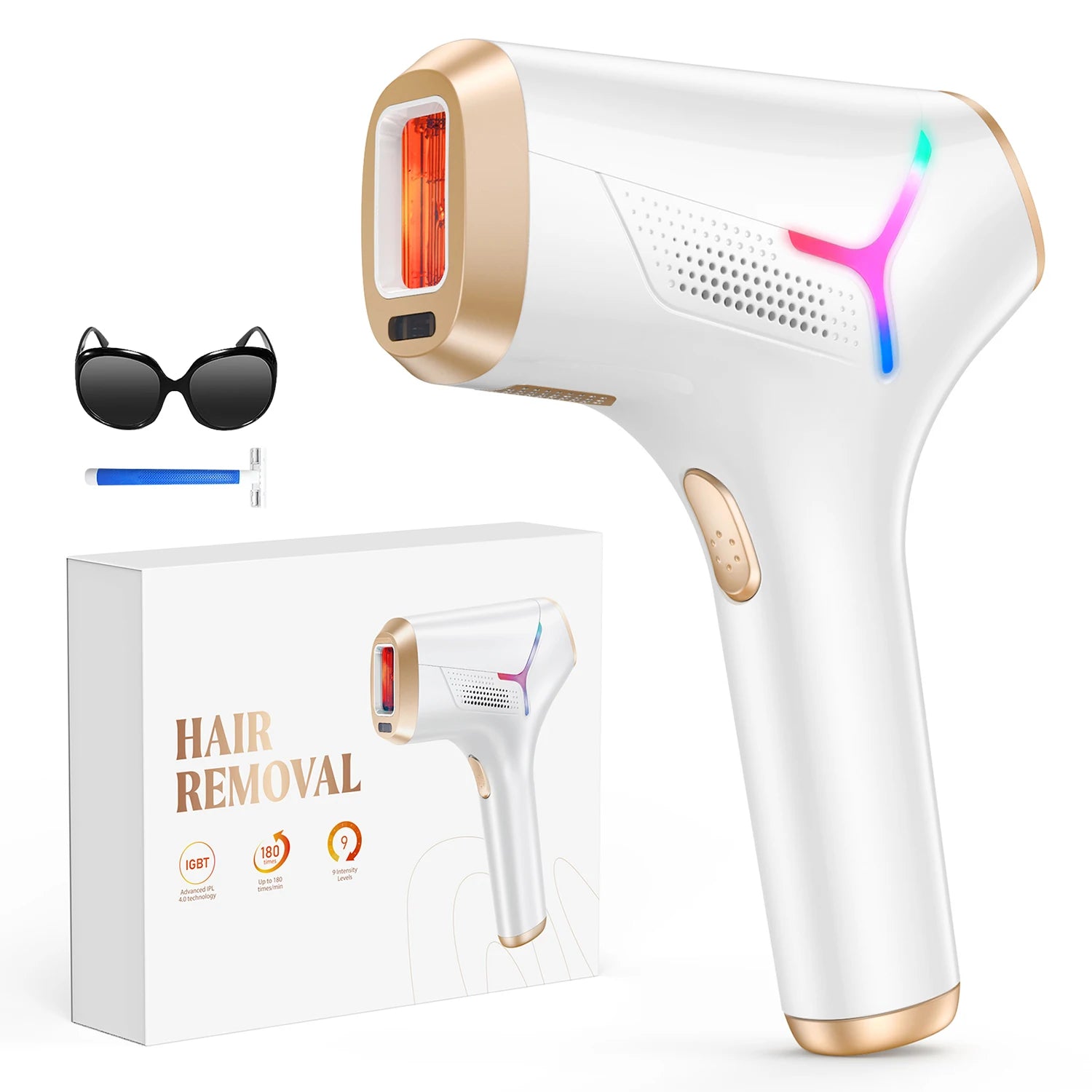 Advanced IPL Laser Hair Removal Device – Gentle & Permanent Smooth Skin