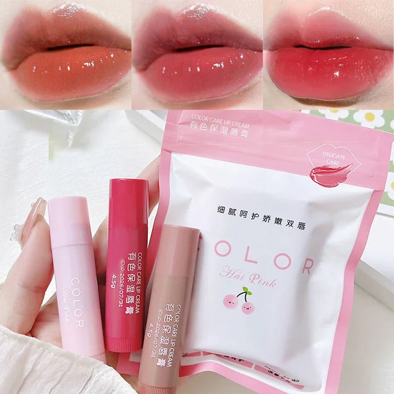 Cute Red Lip Tint Balm – 1/3 Pcs