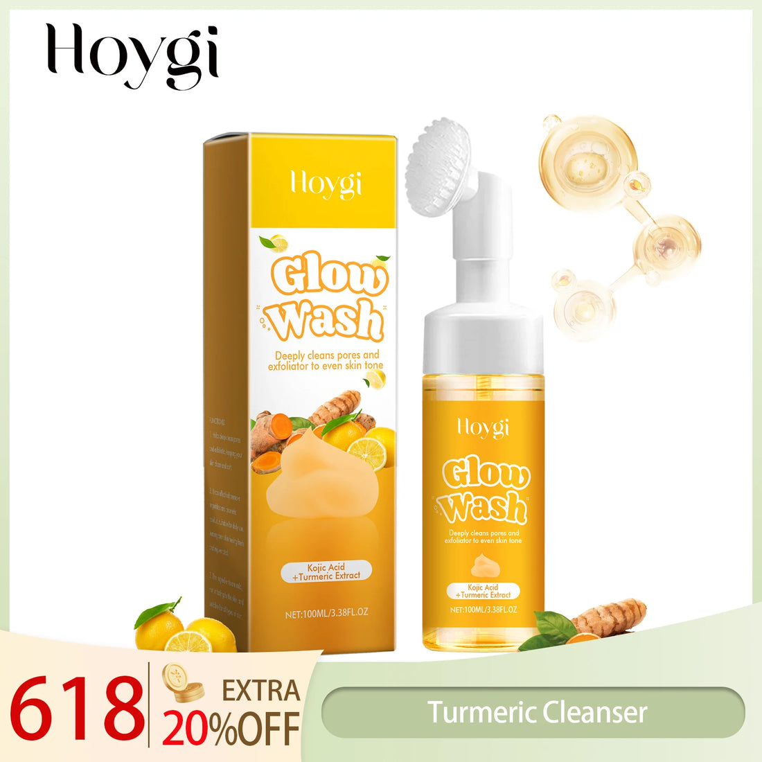 Hoygi Turmeric Facial Cleanser – All Skin Types