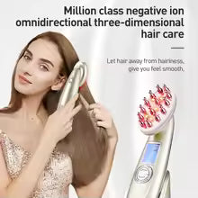 Hair Revival Brush – LED & EMS Scalp Massager for Hair Growth