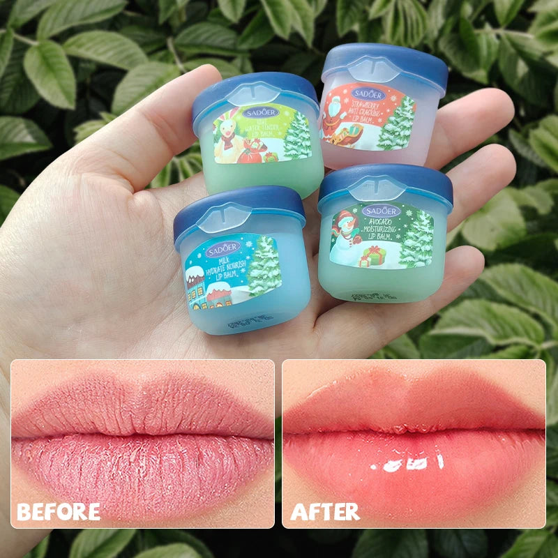 Moisturizing 4pcs Lip Balm Set – All Skin Types Unisex Gift