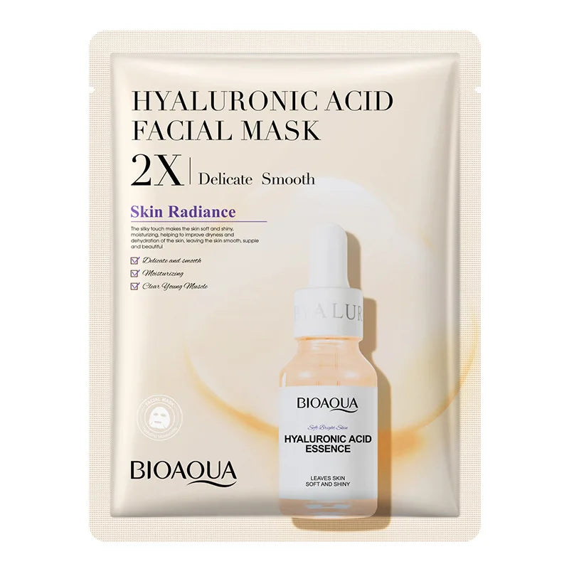 BIOAQUA Centella Collagen Face Mask – Hydrating & Brightening 20PCS