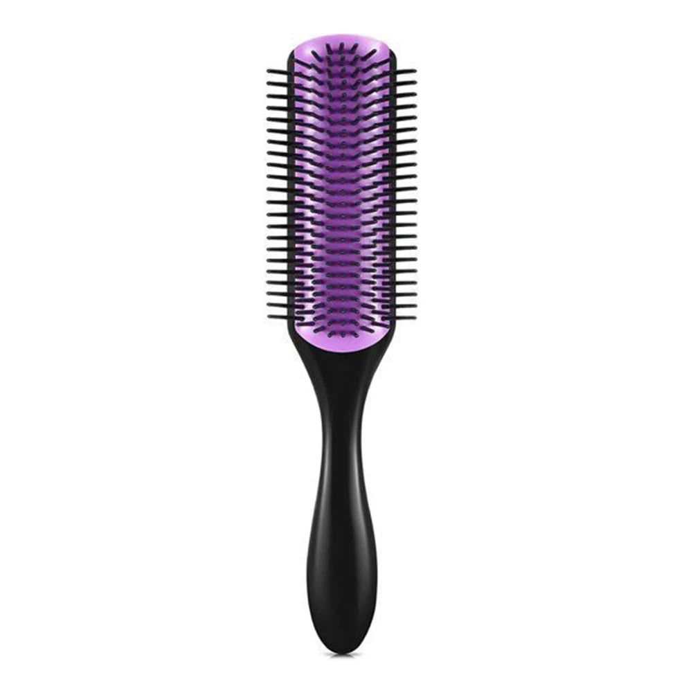 9-Row Detangling Hair Brush – Scalp Massager & Hair Comb