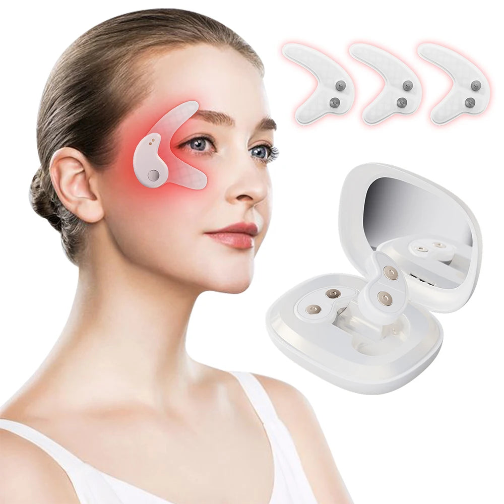 Microcurrent Eye Massager with Red Light Therapy – Eye Reviver
