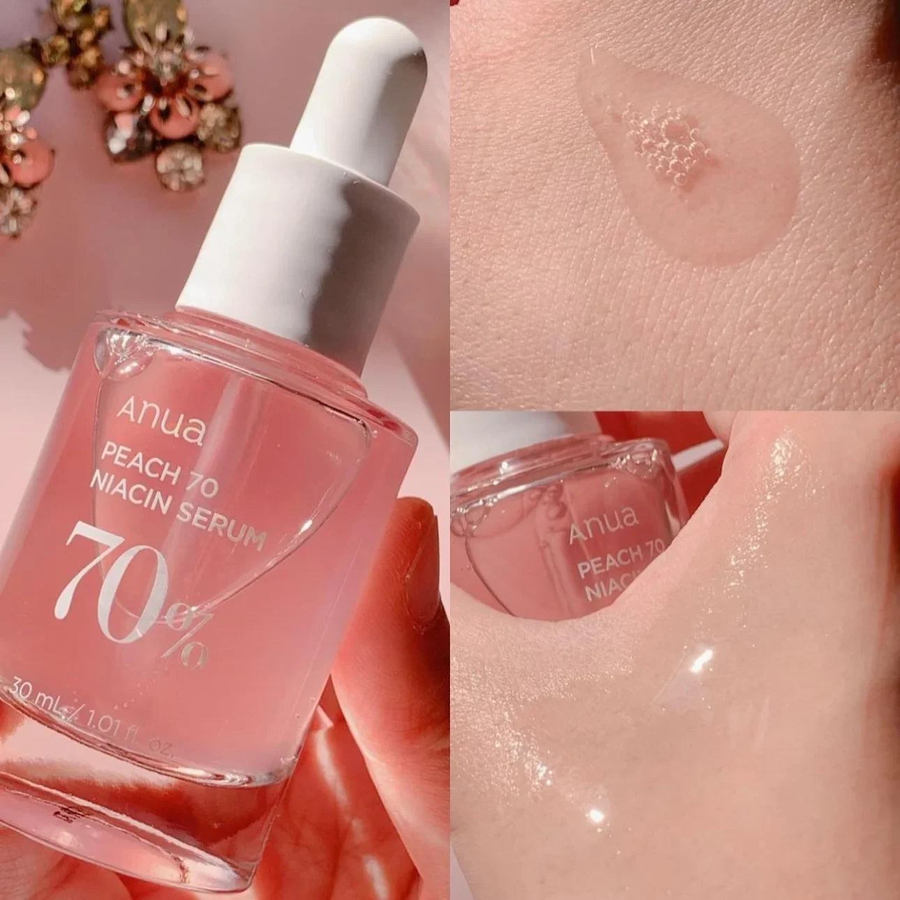 Anua Peach 70 Niacinamide Serum – Moisturizing & Skin Improving