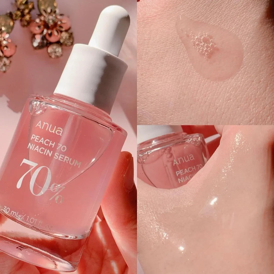 Anua Peach 70 Niacinamide Serum – Moisturizing & Skin Improving