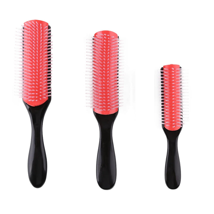 9-Row Detangling Hair Brush – Scalp Massager & Hair Comb
