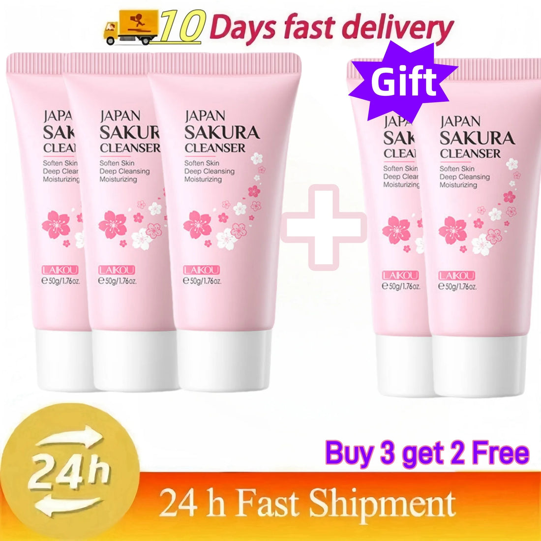 Sakura Gentle Face Cleanser – 50ml