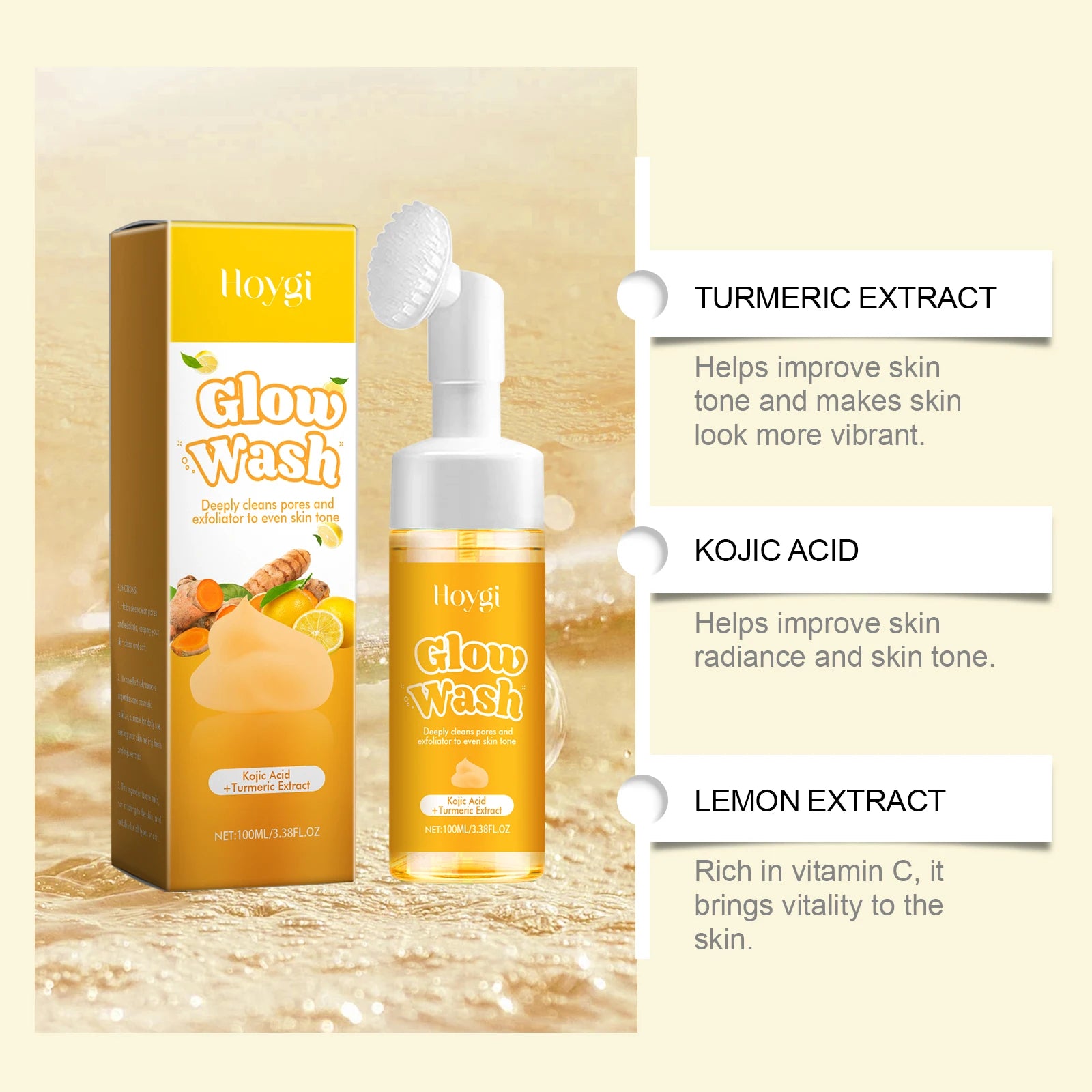 Hoygi Turmeric Facial Cleanser – All Skin Types