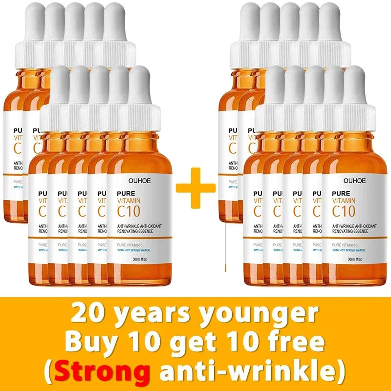 Vitamin C Face Serum – Anti-Aging, Brightening & Wrinkle Removal