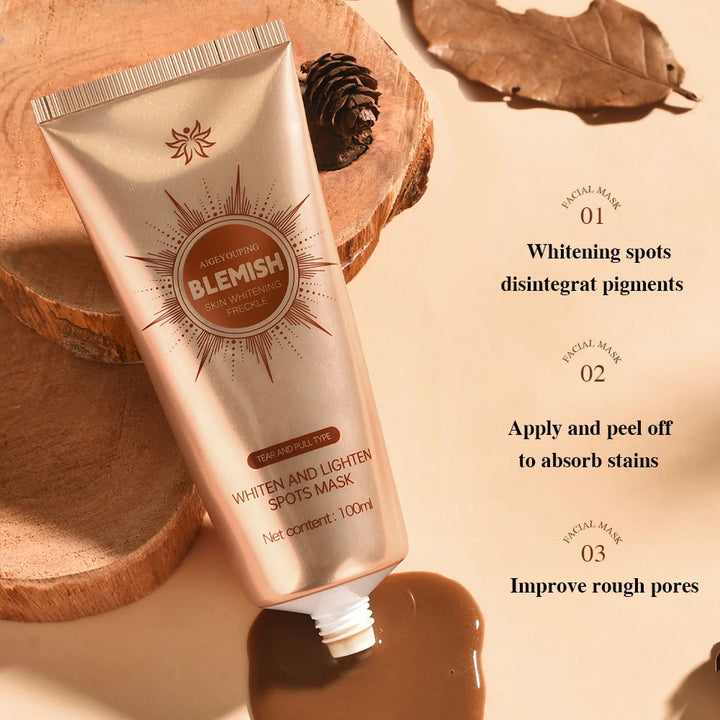 100ml Whitening Tear-Off Mask – Deep Cleansing & Pore Refining