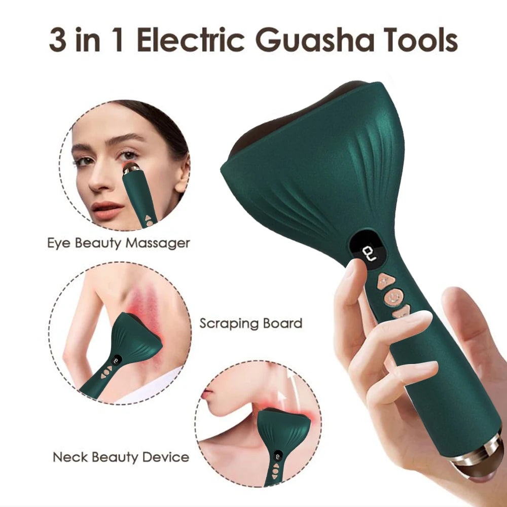 Electric Gua Sha Facial & Eye Massager