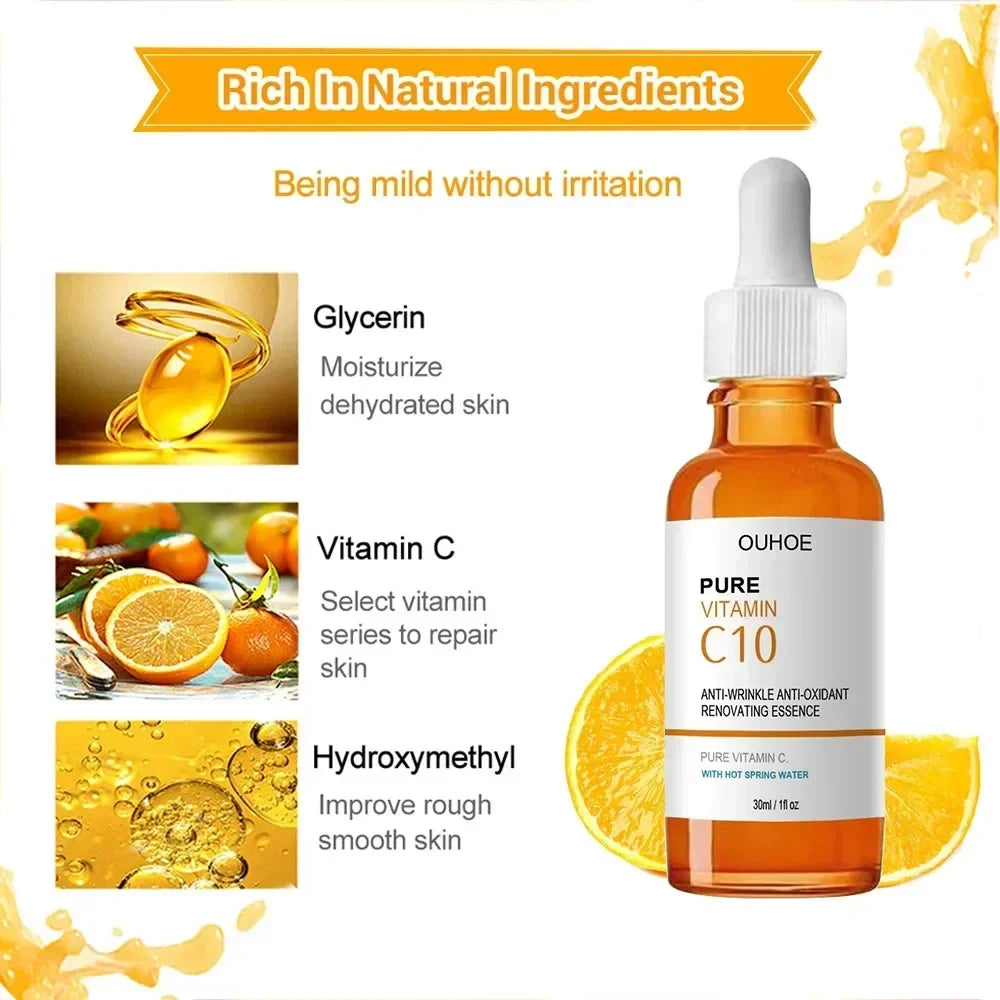 Vitamin C Face Serum – Anti-Aging, Brightening & Wrinkle Removal