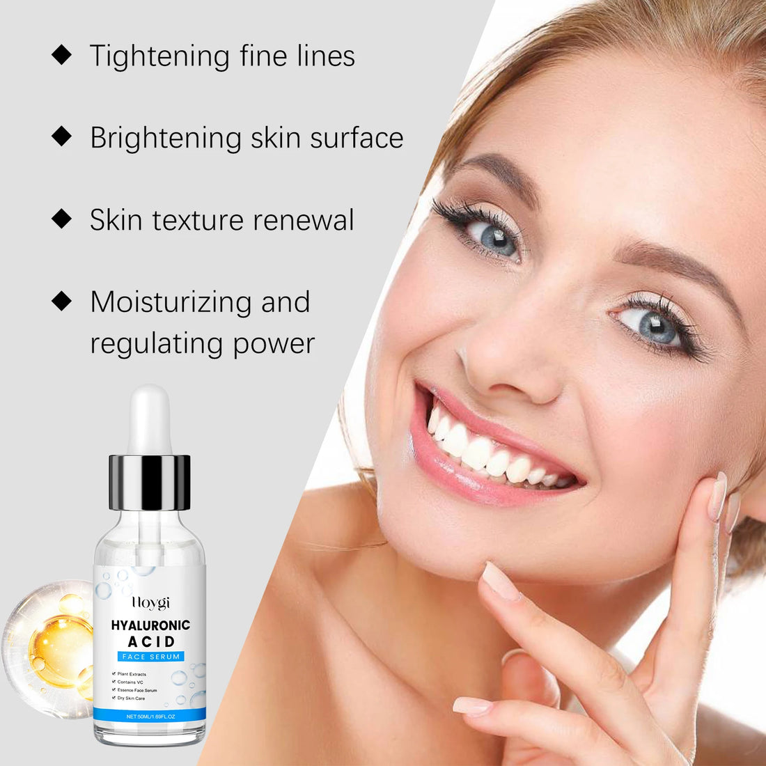 Hyaluronic Acid Face Serum – Anti-Aging & Deep Hydration (50ml)