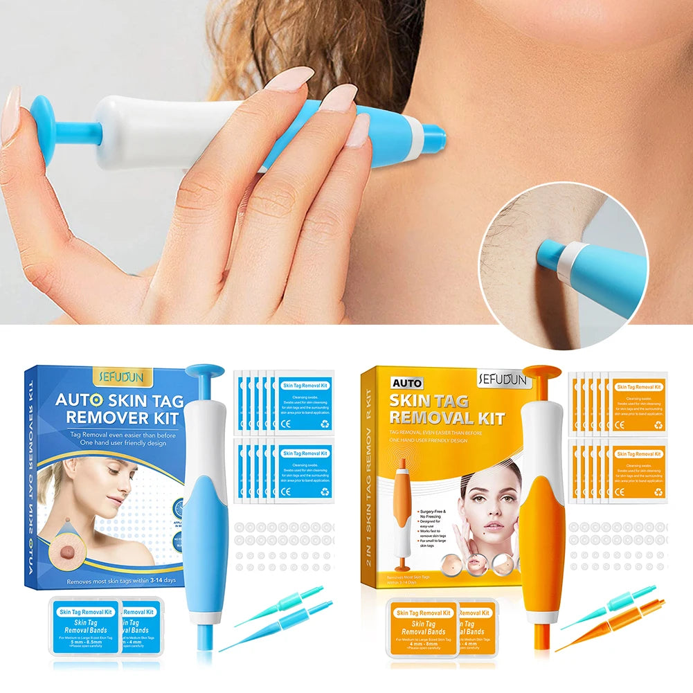 Auto Micro Skin Tag Remover – 2-in-1 Mole & Wart Removal Kit