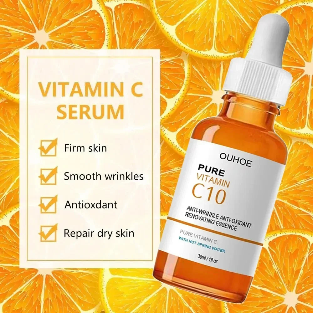Vitamin C Face Serum – Anti-Aging, Brightening & Wrinkle Removal