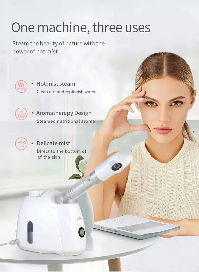 Ozone Facial Steamer – Deep Cleaning Warm Mist Spa