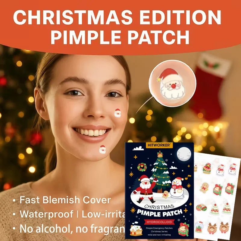 Christmas Acne Patches Festive Skincare Solution for Sensitive Skin