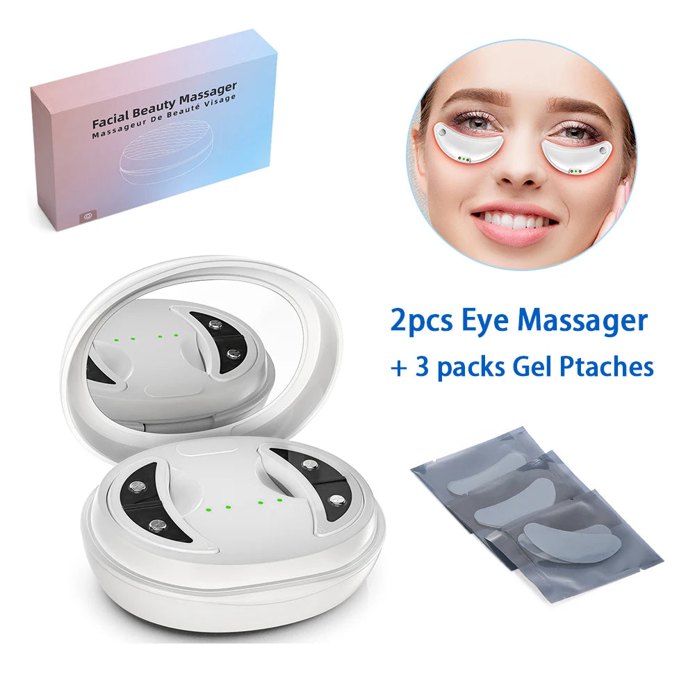 EMS Pulse Eye & Face Massager – Anti-Aging Skin Care Device