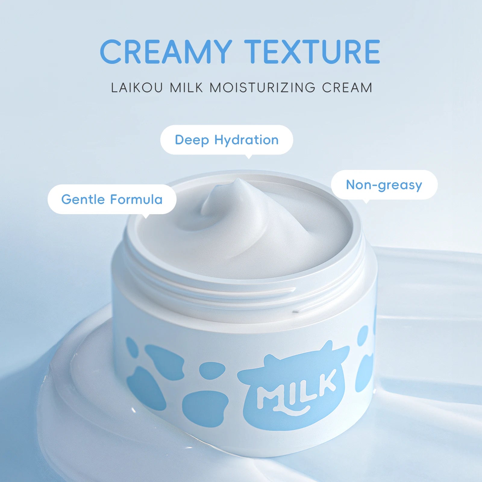 LAIKOU Milk Skincare Travel Set – Hydration & Brightening