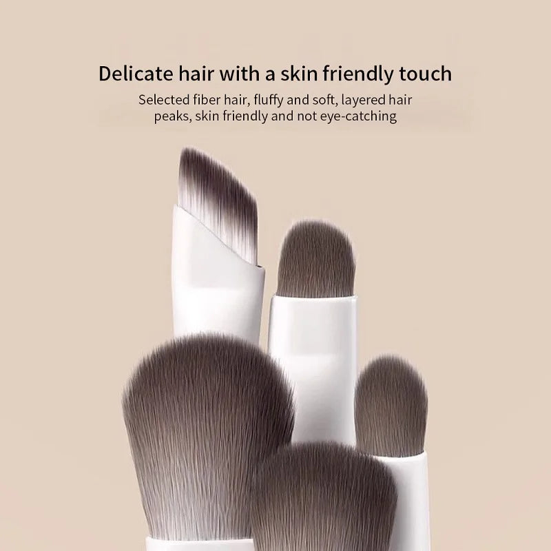 Natural Eye Makeup Brush Set – 5/8/10 Pcs