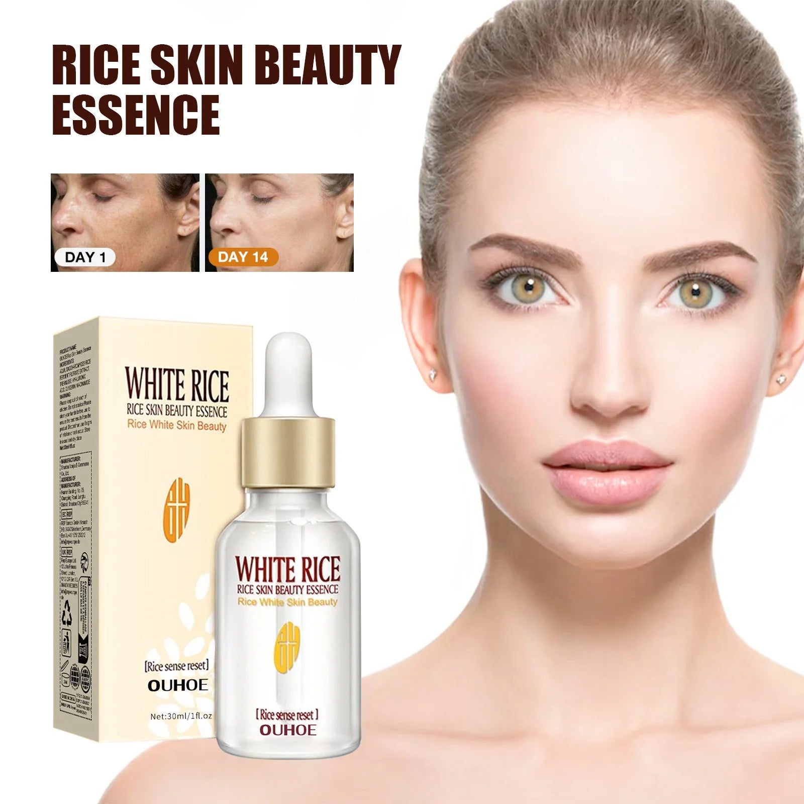 Rice Ferment Serum – Hydrating, Brightening & Anti-Aging Face Treatment