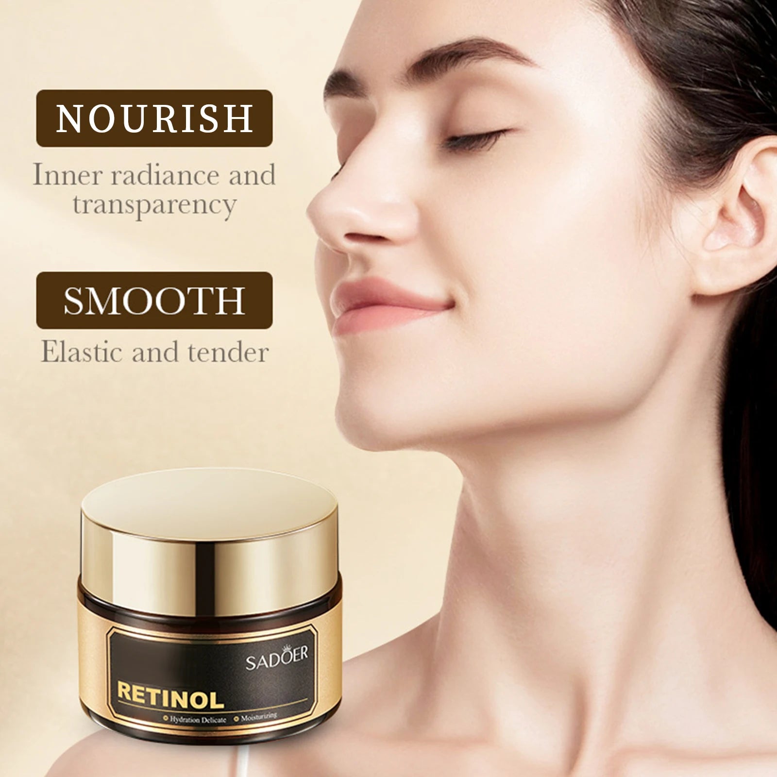 Retinol 6-in-1 Complete Skin Care Set – Cleanser, Serum, Cream, Eye Cream, Toner & Lotio