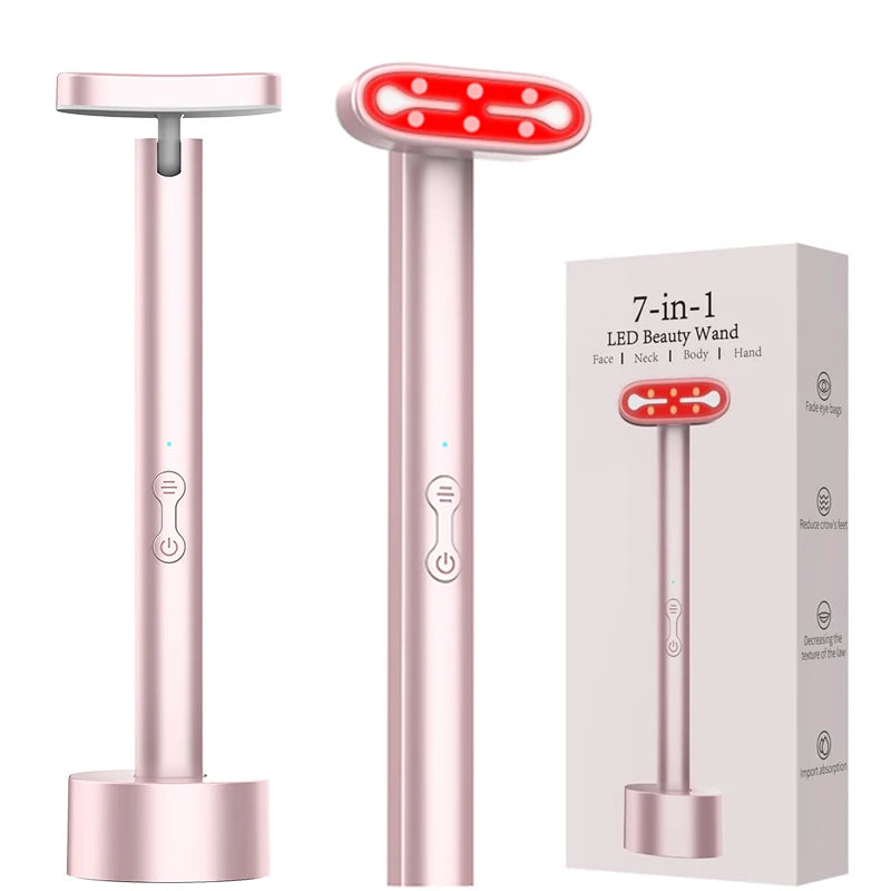 Shortened Title: 7-Color LED Facial Lifting & Rejuvenation Wand