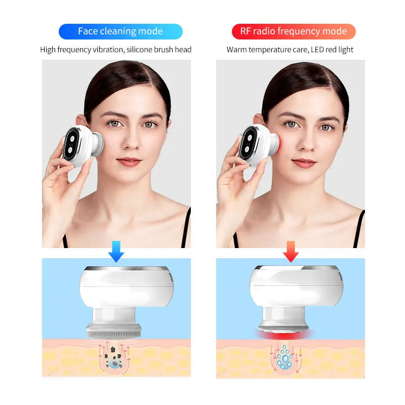 KAKUSAN RF 1MHz Mini Vibration Face Cleaning & Uplifting Device