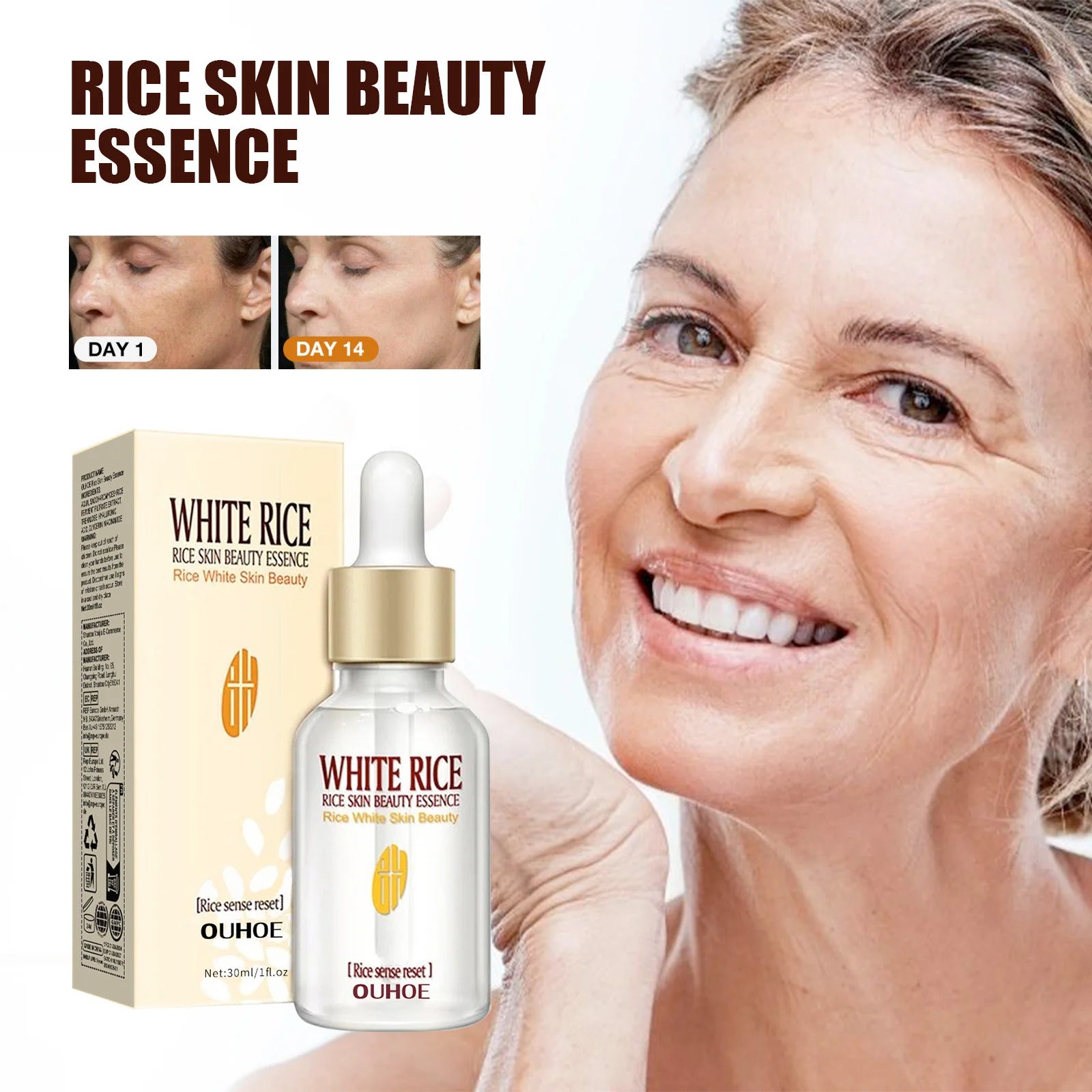 Rice Ferment Serum – Hydrating, Brightening & Anti-Aging Face Treatment