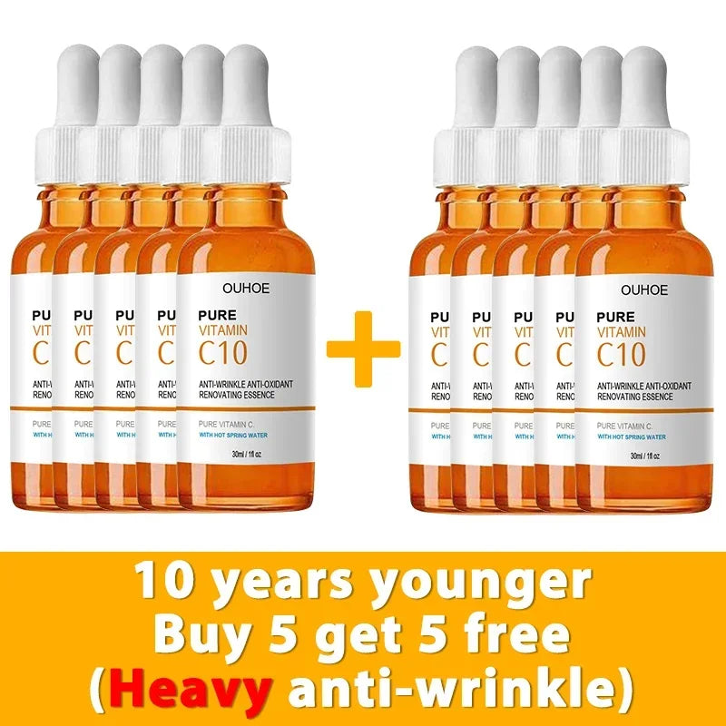 Vitamin C Face Serum – Anti-Aging, Brightening & Wrinkle Removal