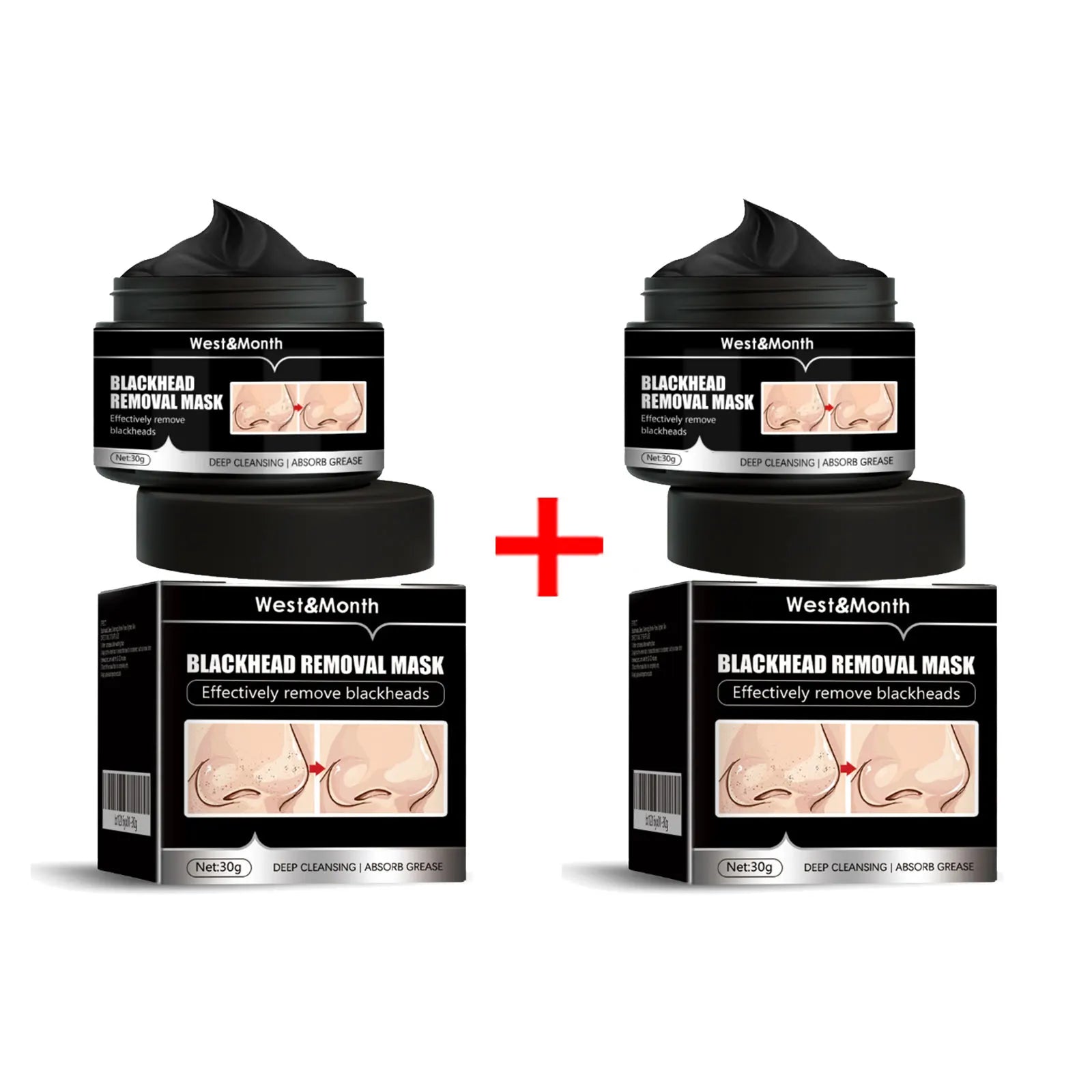 Bamboo Charcoal Deep Cleansing Peel-Off Mask – Detox & Glow