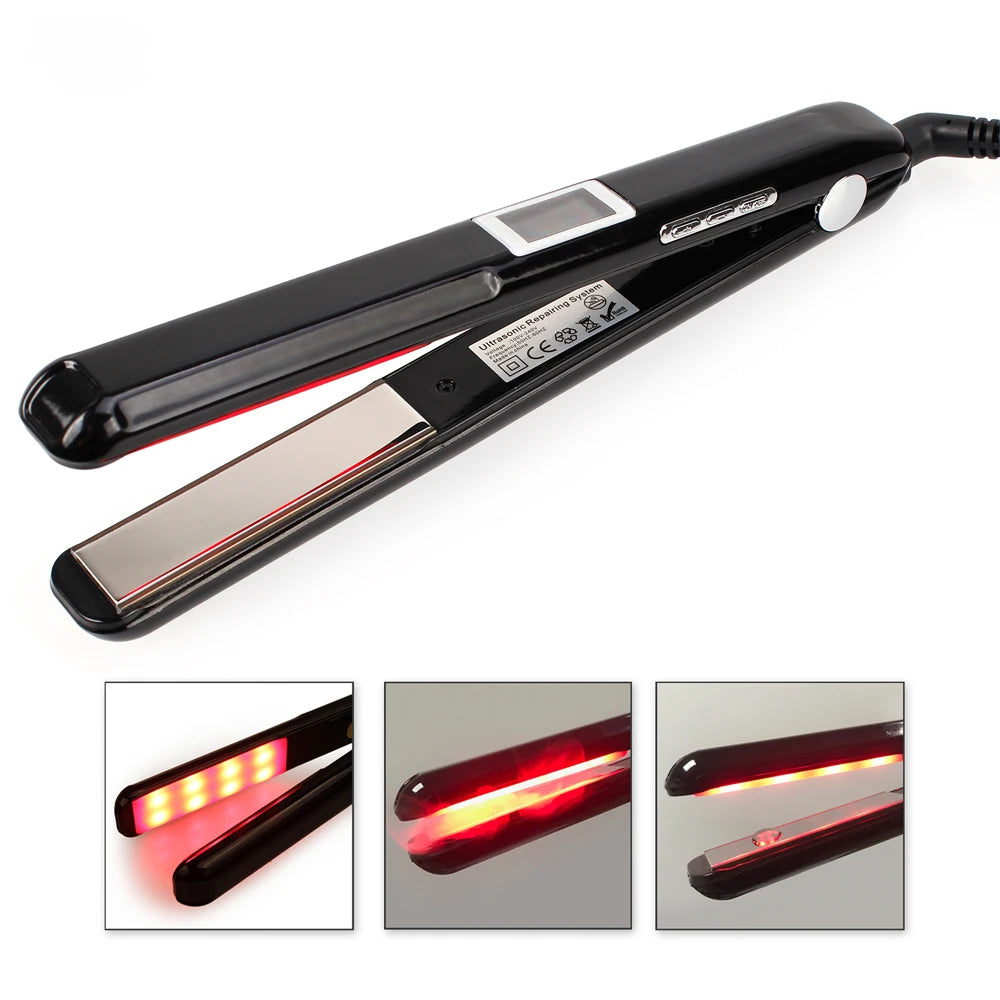 Ultrasonic Infrared Hair Straightener – Keratin Care