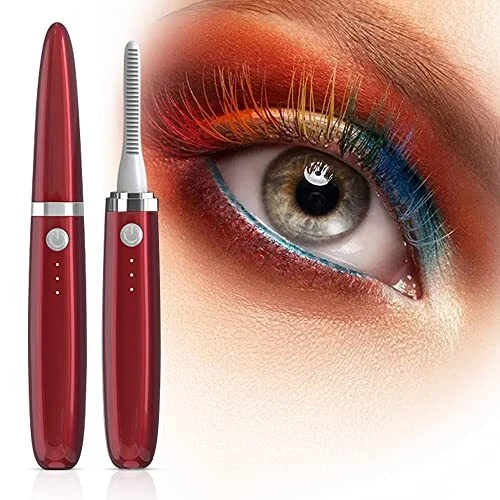 2-in-1 Heated Lash Curler & Brow Shaper – No Pull, No Breakage