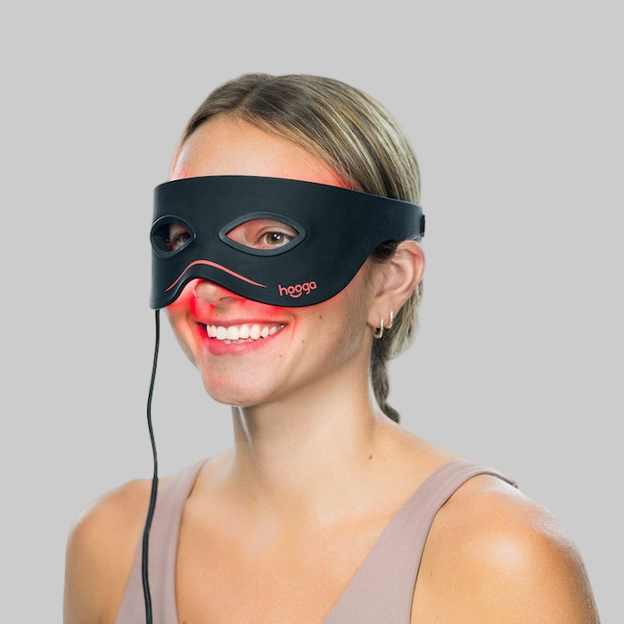 JVV Wireless Red Light Therapy Eye Mask – LED Infrared Skincare