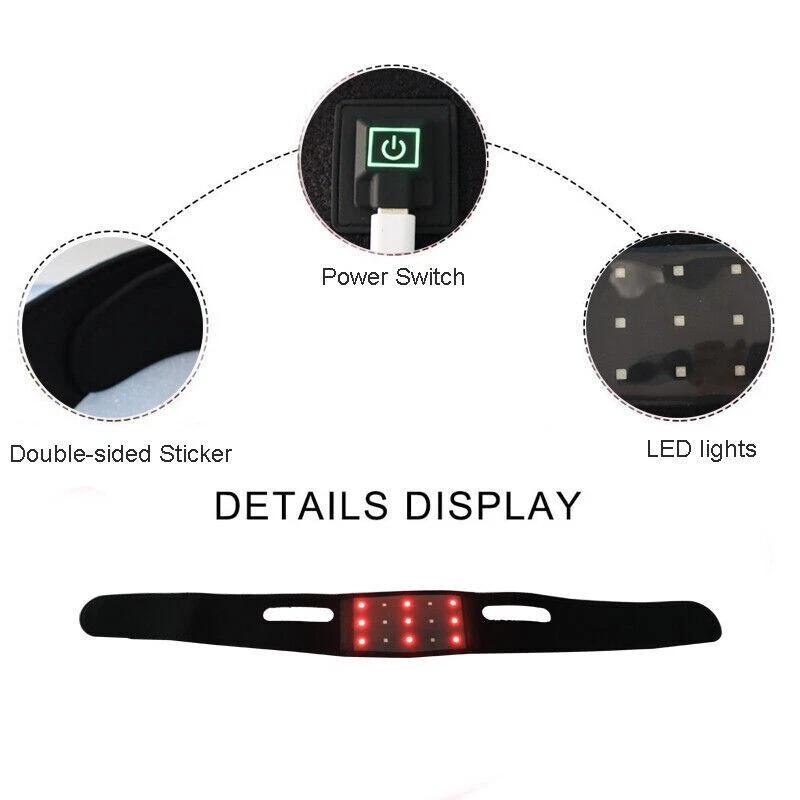 LED Infrared Face Lift Belt – Chin Slimming & Jawline Shaping